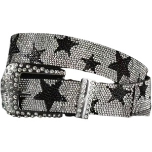 image:imageRoseSeek Mens Y2k Star Rhinestone Studded Belts Glitter Vintage Punk Waist Belts Street AccessoriesMulticolor