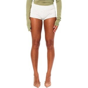 image:imageRoseSeek Womens Low Rise Mini Shorts Y2k Skinny Micro Booty Shorts Summer Hot Pants Party Rave Streetwear 2026White