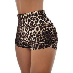 image:imageRoseSeek Womens Micro Shorts Elastic Waist Skinny Mini Shorts Casual Low Rise Y2K Shorts LoungeBrown