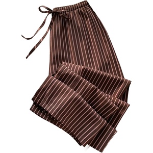 image:imageRoseSeek Womens Polka Dots Wide Leg Pants Drawstring High Waisted Baggy Pants Casual TrousersMulticolor Brown