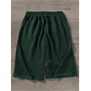 image:imageRoseSeek Mens 34 Length Sweatpants Drawstring Waist Straight Leg Sports Cropped Pants with Pockets StreetwearDark Green