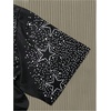 image:imageRoseSeek Mens Glitter Star Rhinestone Print T Shirt Short Sleeve Crew Neck Graphic Tees Y2K TopsBlack