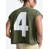 image:imageRoseSeek Mens Number Graphic Short Cap Sleeve Tank Tops Summer Crew Neck Baggy Workout Muscle TShirtsArmy Green