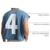 image:imageRoseSeek Mens Number Graphic Short Cap Sleeve Tank Tops Summer Crew Neck Baggy Workout Muscle TShirtsBlue