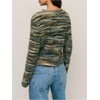 image:imageRoseSeek Womens Colorful Knit Sweater Crew Neck Long Sleeve Pullover Sweaters Fall TopsGreen