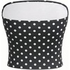 image:imageRoseSeek Womens Graphic Tube Top Letter Fruit Strapless Bandeau Y2K Going Out Summer Crop Tops StreetwearDots Black