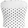 image:imageRoseSeek Womens Graphic Tube Top Letter Fruit Strapless Bandeau Y2K Going Out Summer Crop Tops StreetwearDots White