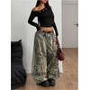 image:imageRoseSeek Womens Grommet Eyelet Off Shoulder Top Slim Fit Crop Tops Y2k Tops Fall OutfitsBlack