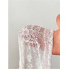 image:imageRoseSeek Womens Lace See Through Blouses Mock Neck Long Sleeve Party Shirts Slim Fit Dressy TopsWhite