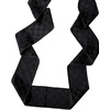 image:imageRoseSeek Womens Lace Sheer Mesh Waist Scarves Lightweight Thin Skinny Scarfs Shawl Fashion AccessoriesBlack Leaf
