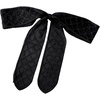 image:imageRoseSeek Womens Lace Sheer Mesh Waist Scarves Lightweight Thin Skinny Scarfs Shawl Fashion AccessoriesBlack Leaf