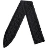 image:imageRoseSeek Womens Lace Sheer Mesh Waist Scarves Lightweight Thin Skinny Scarfs Shawl Fashion AccessoriesSolid Black