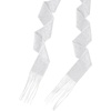 image:imageRoseSeek Womens Lace Sheer Mesh Waist Scarves Lightweight Thin Skinny Scarfs Shawl Fashion AccessoriesSolid White