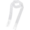image:imageRoseSeek Womens Lace Sheer Mesh Waist Scarves Lightweight Thin Skinny Scarfs Shawl Fashion AccessoriesSolid White