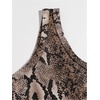 image:imageRoseSeek Womens One Shoulder Snakeskin Graphic Crop Top Animal Print Sleeveless Summer Tank TopsMulticolor