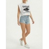 image:imageRoseSeek Womens Plus Size Letter Car Graphic Tees Short Sleeve Crew Neck Crop Tops Summer T ShirtStandard White