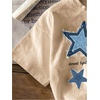 image:imageRoseSeek Womens Star Graphic Letter Print Tee Tops Casual Crewneck Short Sleeve T ShirtApricot