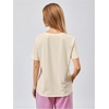 image:imageRoseSeek Womens Star Graphic Letter Print Tee Tops Casual Crewneck Short Sleeve T ShirtKhaki