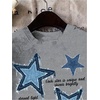 image:imageRoseSeek Womens Star Graphic Letter Print Tee Tops Casual Crewneck Short Sleeve T ShirtStar Light Grey