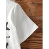 image:imageRoseSeek Womens Star Graphic Letter Print Tee Tops Casual Crewneck Short Sleeve T ShirtStar White