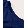 image:imageRoseSeek Womens Turtleneck Cut Out Cold Shoulder Tops Tee Long Sleeve Slim Fit Casual Basic T ShirtDark Blue