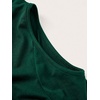 image:imageRoseSeek Womens Turtleneck Cut Out Cold Shoulder Tops Tee Long Sleeve Slim Fit Casual Basic T ShirtDark Deep Green